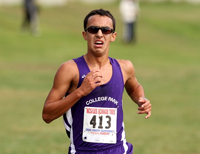2010NCSXC BD1-2052.JPG - 2010 North Coast Section Cross Country Championships, Hayward High School, Hayward, California